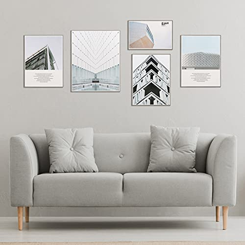 Visario gerahmtes Bilder Set 5 Teile Architektur 4503 deutsche Marke und Lager. Fertig zum aufhängen, toller Schmuckrahmen alles inklusive !