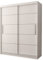 Fabryka Mebli Idźczak Kleiderschrank, Wohnzimmerschrank - Weißer Schwebetürenschrank, Schlafzimmerschrank - ‎61 x 150 x 200 cm - Schrank für Schlafzimmer, Wohnzimmer, Garderobe, modern