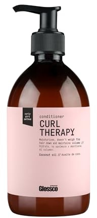 Glossco Curl Therapy Conditioner mit Aufhellung, spendet Feuchtigkeit, ohne es zu beschweren und Volumen zu bewahren, 500 ml