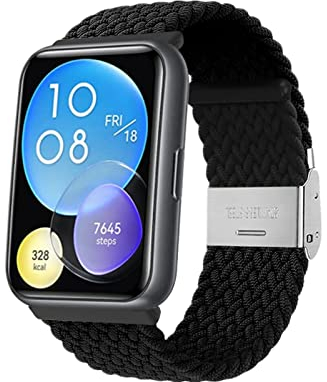 Nylon Armband Kompatibel mit Huawei Watch Fit 2 Armband Für Herren Damen Sport Stoff Ersatzband mit Uhrenarmband Für Huawei Watch Fit 2 (24)