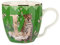 KASANOVA Tazza in porcellana lettera L 48cl tavolo verde, tè e caffè