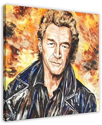 EFEZAC Peter Maffay Poster 5 Leinwandposter Wandkunst Dekor Bild Gemälde für Wohnzimmer Schlafzimmer Dekoration Rahmen Stil 30 x 30 cm