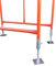 HILL TOP FABRICATIONS CO (1998) LTD - Set of 4 Galvanised Adjustable Base Plates for Scaffolding Tower Building Support, Up and Down Support, Movable Scaffolding Accessories.