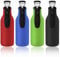 Bottle Cooler Sleeve 4Pcs Insulated Beer Cooler Sleeve 12Oz/330ML Standard Zip-up Thick Bottle Jacket Beer Cover Sleeves