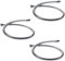 Bonkshire FleXibler Lot de 3 douches en acier inoxydable pour salle de bain 80 cm