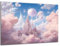 Munera Design - Bild 30x40 - Märchen Prinzessin Schloß in den Wolken - Wand-Bilder Kinder-Zimmer