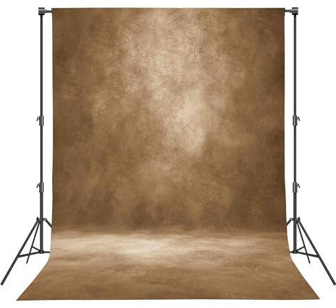 Abstract Photography Backdrop for Photoshoot 8x12ft,Dark Brown,No Stand | Professional,Polyester Fabric,Roller Pocket on Top,Vintage Portrait Photo Props Booth Background,Photoshoot Studio