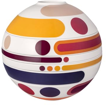 Villeroy & Boch - La Boule Miami, vajilla de porcelana, set de 7 piezas para dos, porcelana Premium, apta para lavavajillas y microondas, multicolor