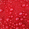Rot Perle Zuckerstreusel Essbare Süßigkeiten Perlen 120g, Mischgröße, Backkuchen Dekorationen, Eis Toppings und Cookie Dekoration, Hochzeit Geburtstagsparty Halloween Chirstmas Zubehör