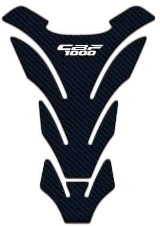 YCSYHQM Motorrad-Kraftstofftank-Pad-Aufkleber, Gas-Aufkleber für CBF1000 CBF 1000, Kohlefaser, A, Weiß