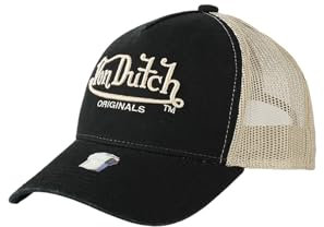 Von Dutch Trucker Cap Newark Grey Beige Schwarz Beige, Size:OneSize