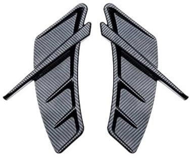 Aufkleber for seitliche Lüftungsschlitze, kompatibel mit Audi A3 8 V A4 B8 B6 Q5 A5 8 V A6 C6 C5 Q7 RS5 RS6 RS7 S3 S4 S5 ABS(Carbon Look)