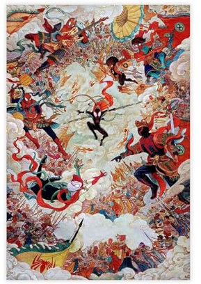 Filmposter auf Leinwand, Motiv Spider-Man Across The Spider-Verse (2023), Wandkunst, Dekor, Bild, Gemälde für Wohnzimmer, Schlafzimmer, Dekoration, 30 x 45 cm