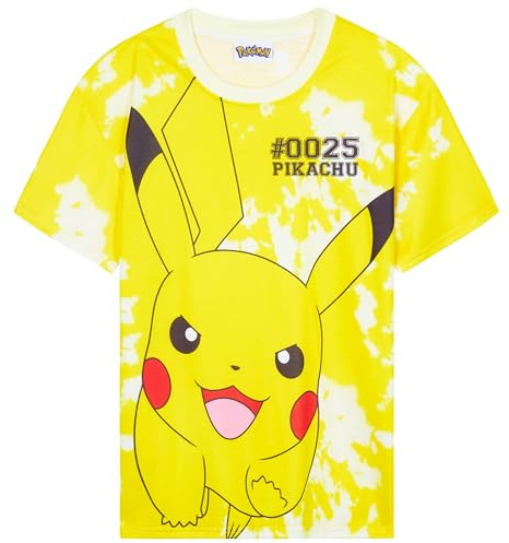 Pokemon T Shirt for Boys Teenagers Pikachu Top Pack of 1 or 3 Pack Short Sleeved Tee Soft Breathable Casual Anime Gifts for Boys