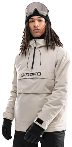 SIROKO - Snowboardjacke mit Isolierung W6 Eriz - M - Beige