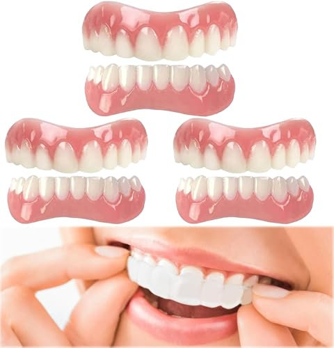 Generisch Falsche Zähne Veneers Kosmetische Zähne Furniere Provisorische Zahnprothese Furniere Künstliche Zahnersatz Furniere natürliche Zahnprothesen Furniere,03