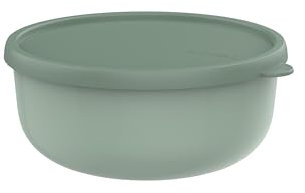 Mepal - Mikrowellengeschirr Lumina - Frischhaltedosen mit Deckel für Kühlschrank, Gefrierschrank, Dampfgarer & Mikrowelle - Mikrowellenschüsseln mit Deckel - Aufbewahrungsbox - 1500 ml - Nordic sage