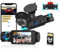 Inefala WLAN 4-Kanal-Dashcam, 360-Grad-Dashcam FHD 2K vorne + 1080P Hinten Innen Links Rechts, Autokamera mit 64-GB-Karte, APP-Steuerung, G-Sensor, Nachtsicht, Parküberwachung, Rückfahrassistent