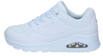 Skechers Uno Stand On Air Polyurethane Women's Light Denim Trainers - UK 7