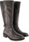 Ulla Popken Damen große Größen Übergrößen Plus Size Lederstiefel, XL-Schaft, Weite H schwarz 43 834233100-43