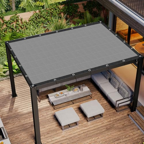 Filet Ombrage Exterieur,Filet Protection Solaire 85% UV,Toile Ombrage Respirant avec Bordure,avec œillets,Voile D'ombrage pour Ventpour La Couverture VéGéTale,Sable,Jardin,Pergola,Terrasse,Pet House.