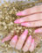 Flexies, Salon Quality Press On Nails (pink ombre pink, Medium)