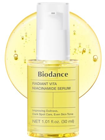 BIODANCE Radiant Vita Niacinamide Serum - Siero Viso Illuminante e Anti-Macchie con Vitamina C - Effetto Filter Glow per Pelli Sensibili, Skin Care Coreana - 30ml (1.01 fl. oz.)