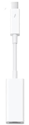 RAYPUR Adaptador de Tarjeta de Red Thunderbolt de 12cm Thunderbolt 2 a convertidor de Puerto Ethernet con Cable Gigabit A1433
