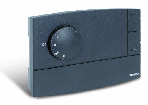 Perry 1TPTE501A Termostato da parete elettronico con alimentazione 230V 50-60 Hz