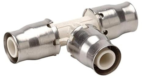 Dipra 824001 Raccord ulticouche Automatique Té Egal, diamètre 16mm