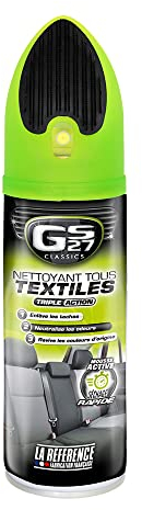 GS27 - Nettoyant Tous Texties Triple Action - Enlève Les Taches - Neutralise Les Odeurs - Ravive Les Couleurs d'origine - Fabriqué en France - 400 ML, Neutre