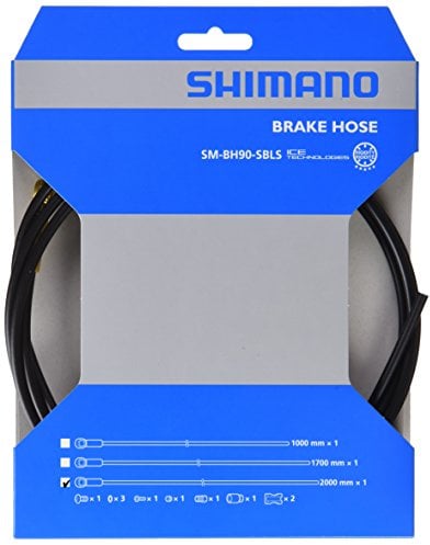 SHIMANO I-SMBH90SBLSL200 Bremsleitung, Schwarz, 2 Meter