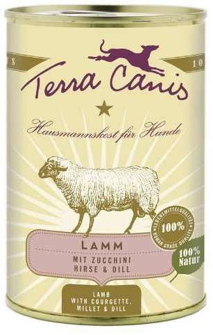 Terra Canis classic Lamm mit Zucchini, Hirse und Dill 400 g