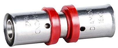 Pressfitting Übergang 16x2mm für Aluverbundrohr Mehrschichtverbundrohr Verbundrohr PEX