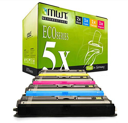 MWT Toner mit 50% mehr Leistung für Magicolor 1600 W , 1650 EN D , 1650 EN , 1650 EN DT , 1680mf , 1690mf ersetzen kompatibel für Konica Minolta 2X BK, 1x C, 1x Y, 1x M Patronen im Bundle