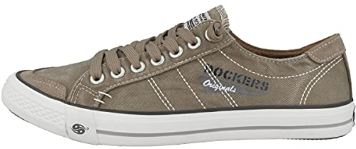 Dockers by Gerli Herren Low-Top Sneaker, Männer Halbschuhe,schnürschuhe,schnürer,Business,Freizeit,straßenschuhe,Sand,43 EU