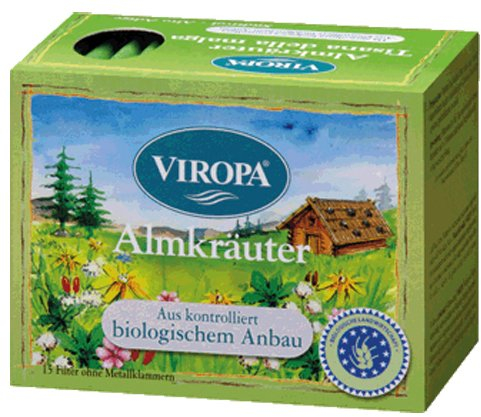 Almkräuter Bio Tee 3er Pack à 15 Teebeuteln VIROPA