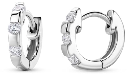 MIORE Damen Ohrhänger | 925 Sterling Silber | mit 6 Zirkonias von 0,50 Karat | hautfreundliche Silber Ohrringe | Damen Schmuck vom Juwelier