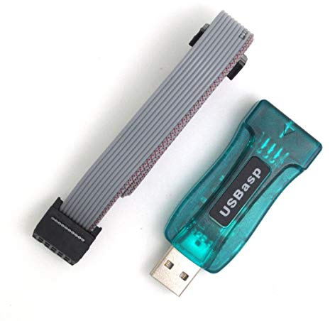 DollaTek USBasp USB ISP 3.3V / 5V AVR Programmer USB ATMEGA8 New + 10PIN Draht Unterstützung Win7 64Bit