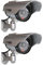 Lot de 2 caméras de Surveillance à énergie Solaire avec Objectif et Surveillance vidéo Clignotante Fake Dummy factice