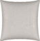 Erwin Müller Kuschelkissenbezug, Kissenhülle Single-Jersey Murnau - Silber Größe 40x40 cm - bügelfrei, strapazierstark, elastisch, mit Reißverschluss