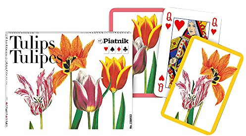 Piatnik - 2389 - Doppelspiel Tulips 2x55 Blatt