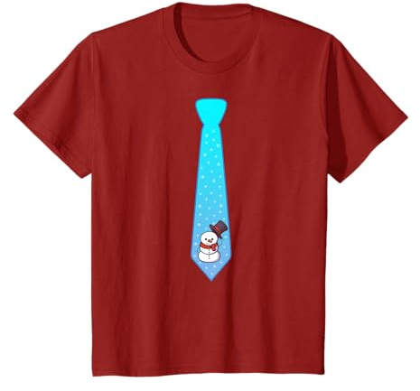 Krawatte, Schneemann, Krawatte, Weihnachten T-Shirt
