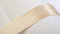 Jajasio Schrägband, 10m, Atlas (Satin), 25mm, gefalzt 03 ? beige, Textilband, Einfassband in 40 Farben