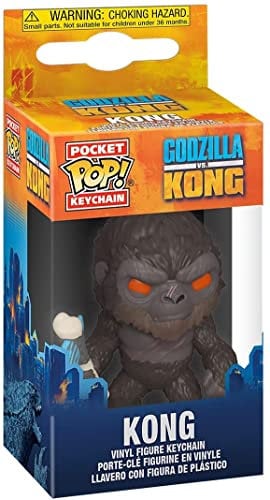Funko Pop! Keychain: Godzilla Vs King Kong with Battle Axe - Godzilla Vs Kong - Minifigura de Vinilo Coleccionable Llavero Original - Relleno de Calcetines - Idea de Regalo- Mercancia Oficial