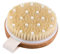 Cuerpo Cepillo, Uervoton Cepillo Espalda Ducha, Suave Natural Cerdas Cepillo, Limpiar Espalda y Euerpo, Exfoliación, Masajee, SPA, Anti celulitis, Obtener Piel Suave