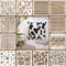 12 Stücke Tier Druck Schablonen Malerei Vorlagen Zeichenschablonen Schablonen DIY Design Schablonen für Scrapbooking Zeichnung Verfolgung DIY Möbel Wand Boden Dekor (7,87 x 7,87 Zoll)