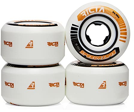 RICTA WHEEL DYNAMICS Ricta Wheels Speedrings Wide 99a Skateboard-Räder, weiß, 54 mm