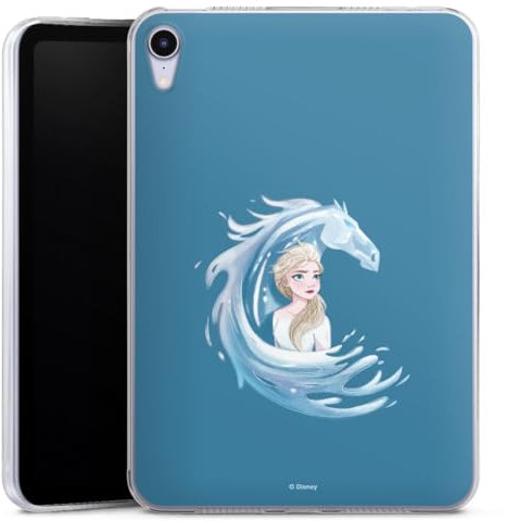 Silikon Hülle kompatibel mit Apple iPad Mini (2021) Case Tablet Hülle Disney Princess Frozen ELSA Die Eiskönigin