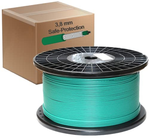 Genisys Einhell Freelexo ® kompatibles Sicherheits Kabel + Xtreme Safe-Protection Ummantelung - Mähroboter Begrenzung Schutz Draht - Kabelrolle - Ø3,8mm, Länge:250m